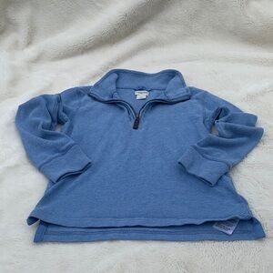 Crewcuts Kids Blue Quarter-Zip Sweater